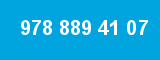 978 889 41 07 978 889 41 07